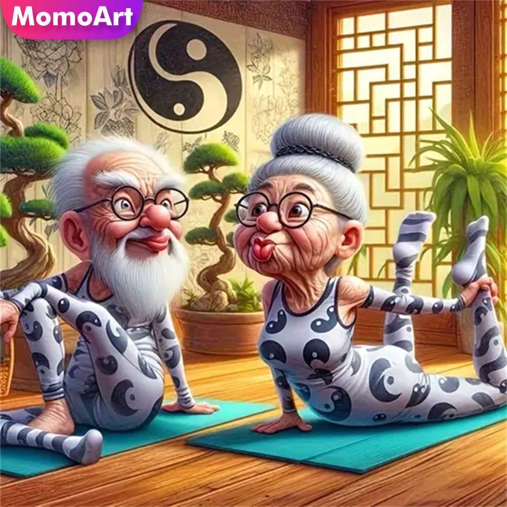 Momoart Old People Diamond Mos - Photo Mosaic Print review and price