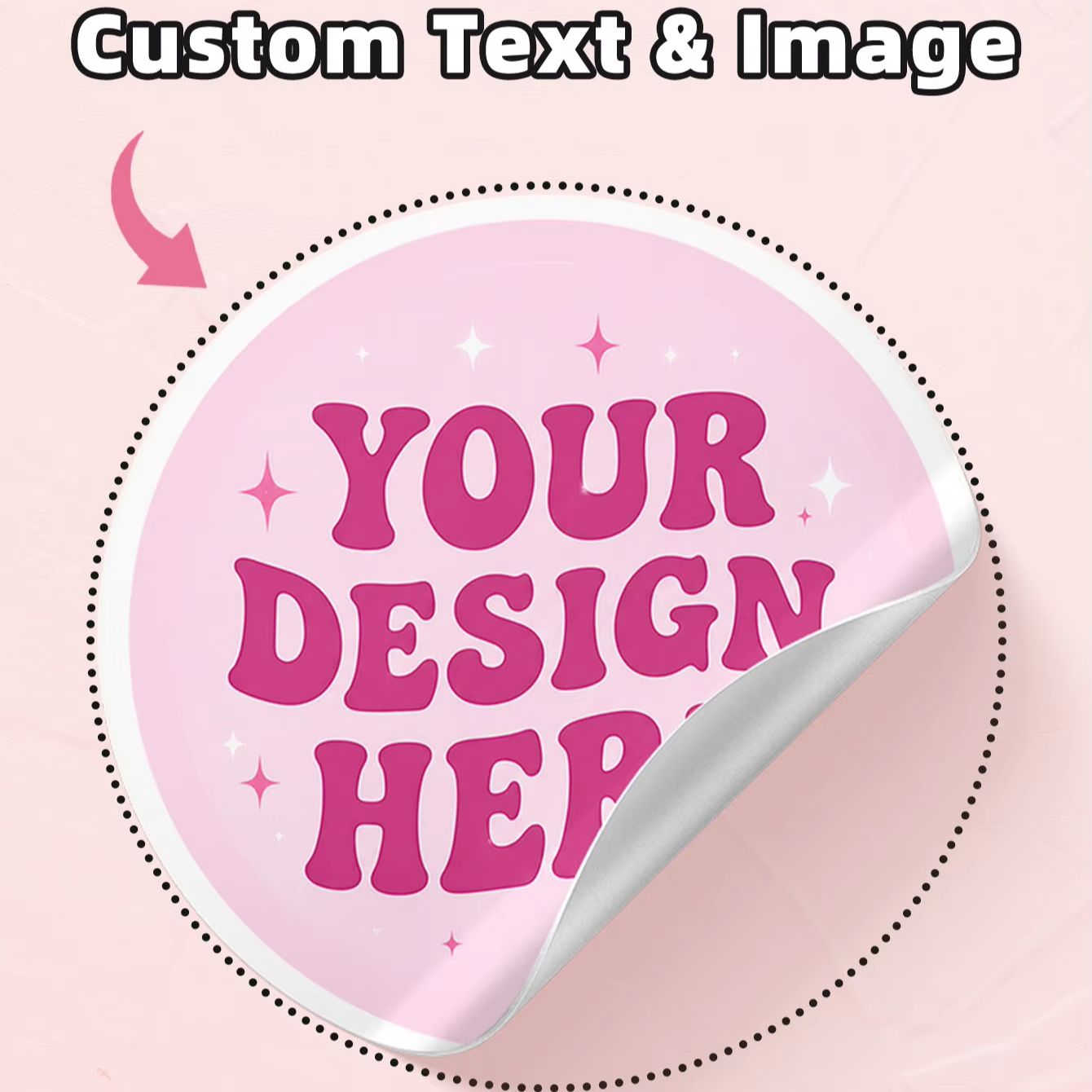 1-130Pcs Clear PVC Custom Roun - Personalised Candle Label review and price