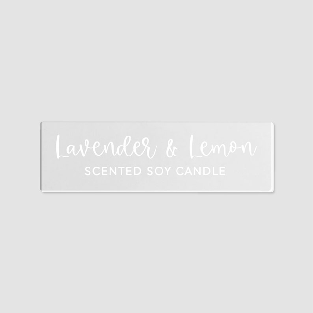 50pcs 45x15mm Personalized Cus - Personalised Candle Label review and price