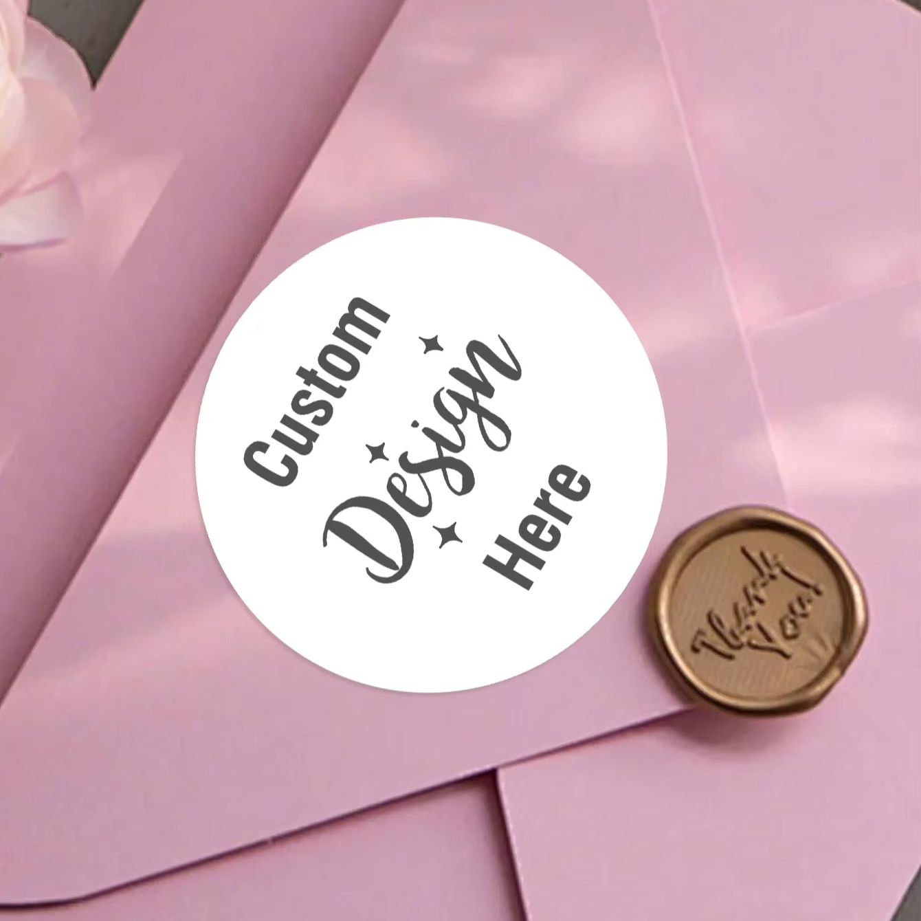 3/5/6CM Custom Waterproof Roun - Personalised Candle Label review and price