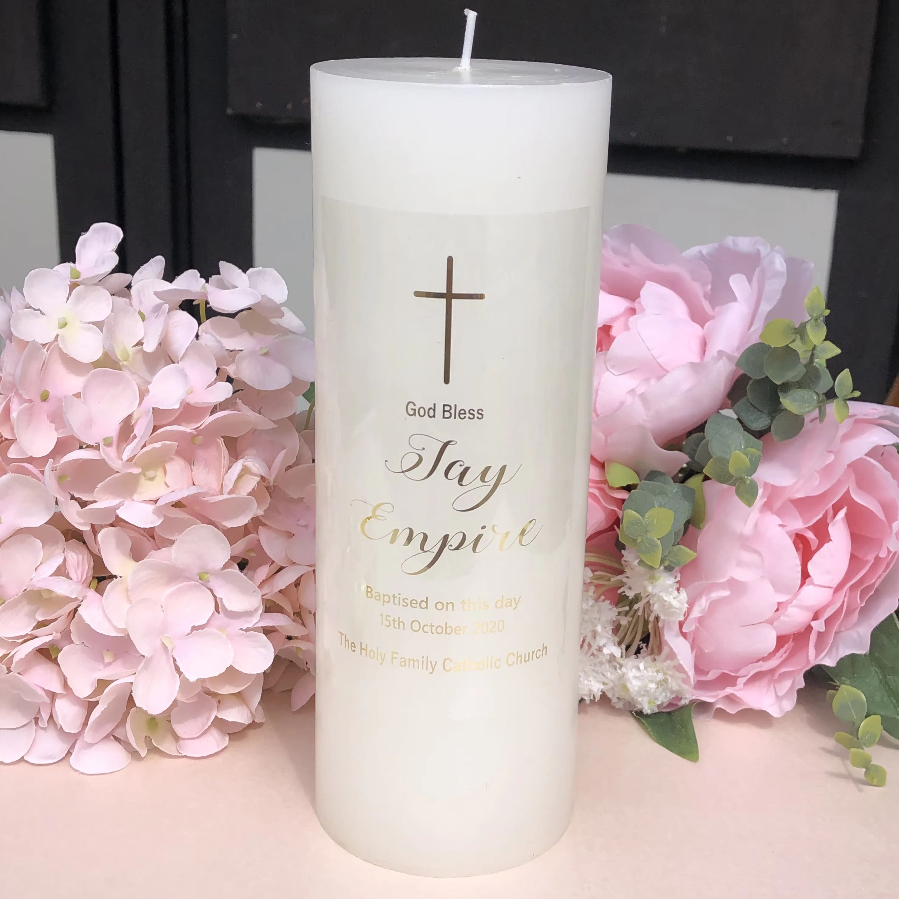 1 Personalised First communion - Personalised Candle Label review and price