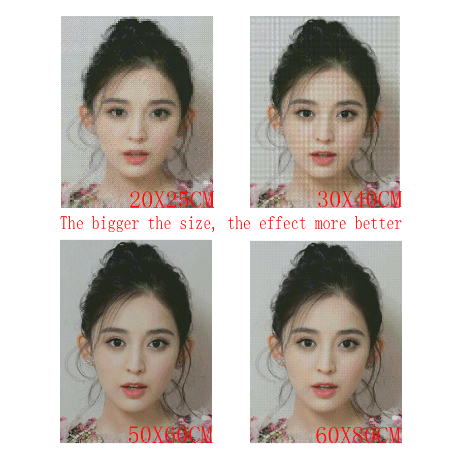New arrival Full Square/Round  - Photo Mosaic Print review and price